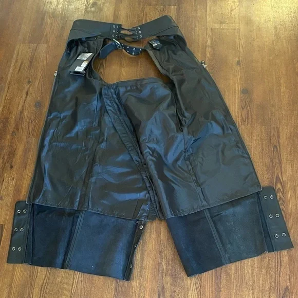 Authentic Harley Davidson Men’s Ultra Deluxe Chaps Large NWOT​​​​​​​​​​ - Picture 2 of 6